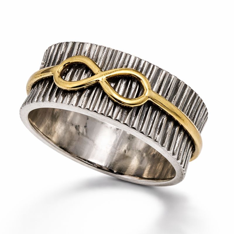 Infinity Spinner Ring
